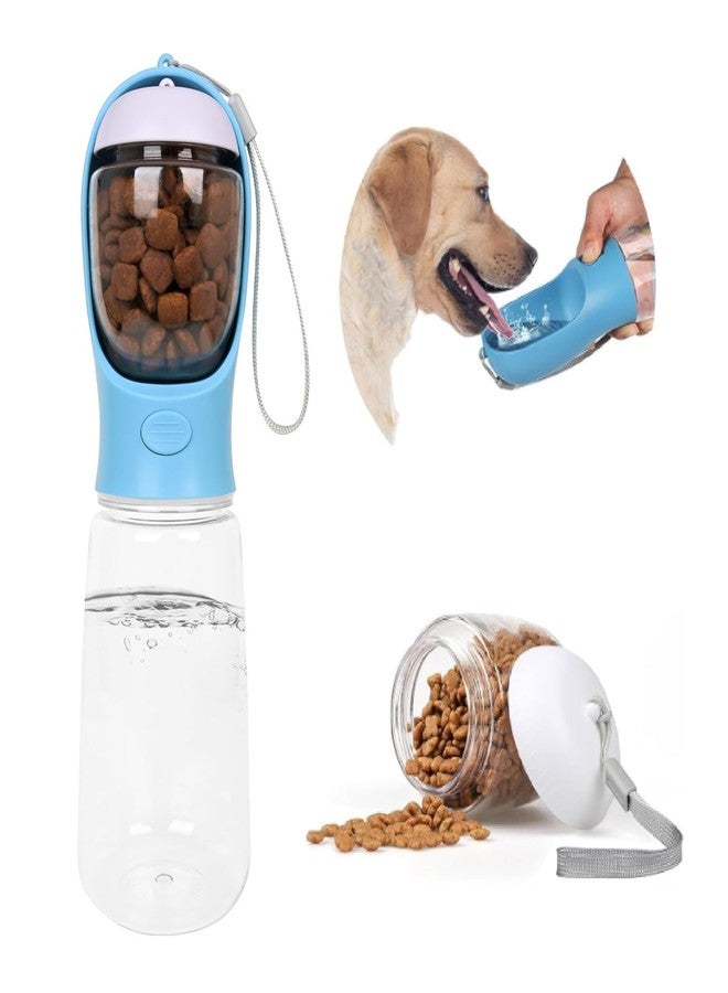 Evona Dog Travel Water Bottle, Dog Water Bottle Dispenser, 2 in 1 Pet Drinking Cup with Food Container for Pet Dog Cat Outdoor Walking Hiking - Image 1